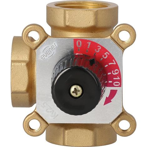 Melangeur 3-voies Easyflow, Type 3I DN25 (1") Fem, Kvs 13