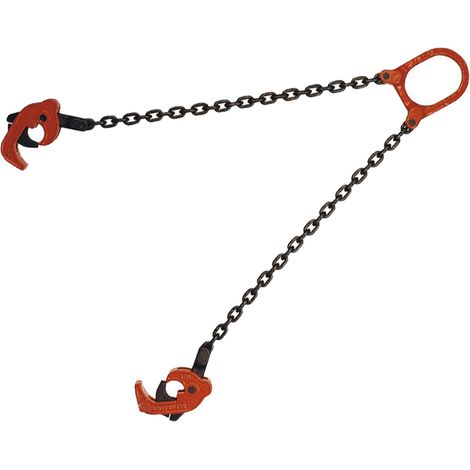 Lève-fûts à chaîne à 2 crochets, stable, sûr et pratique, outil de levage industriel pour fûts, 0,5 tonne