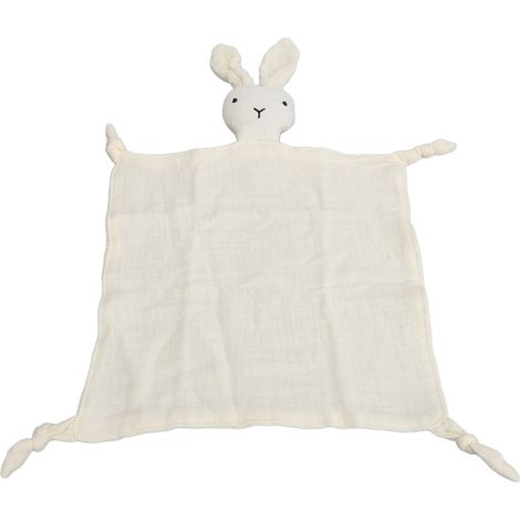Couverture de sécurité lapin, adorable couverture douce double épaisseur en coton pour dormir et jouer (1/5)