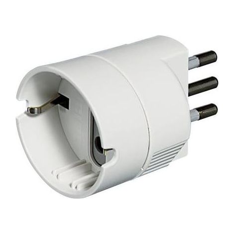 bticino S3623D Netzstecker-Adapter Weiß
