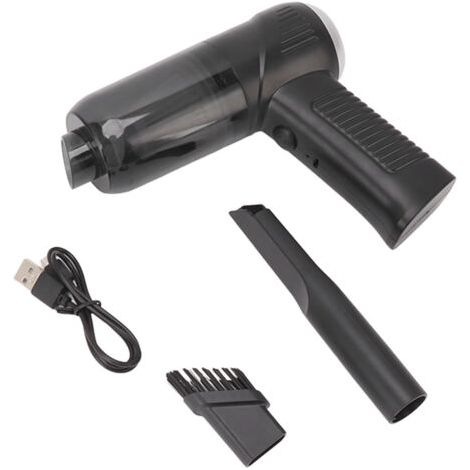 QORVA-Mini aspirateur de voiture à main sans fil, plumeau d'air pour le nettoyage du clavier d'ordinateur, batterie intégrée (1/5)