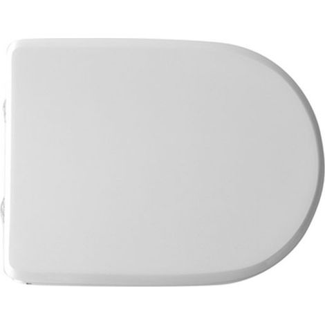 Asiento inodoro blanco para Astra WC HI FI bisagras regulables