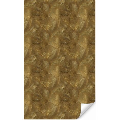 Papier Peint Organic - Lines - Gold 160x260 cm (1/5)
