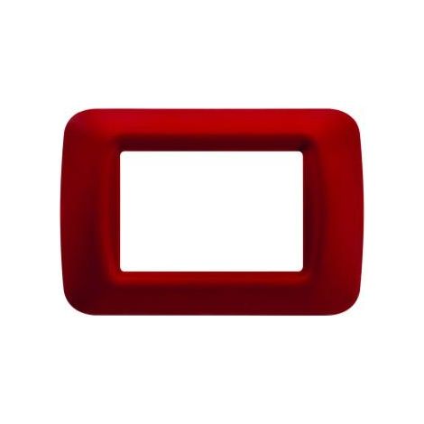 PLAQUE 3 POS.BORDEAUX CLASS.TOP SYSTEM GEWISS GW22533
