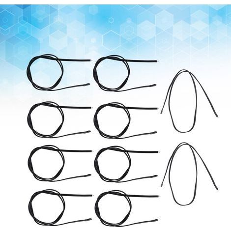 Lot de 10 sondes thermiques NTC en résine époxy PVC pour automobiles, 500 mm, 100 K, B3950 (1/5)