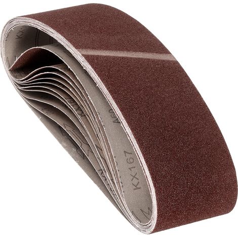 10 Pcs Bandes Abrasives 152mm x 1220mm Pour Ponceuse À Bande (1/5)