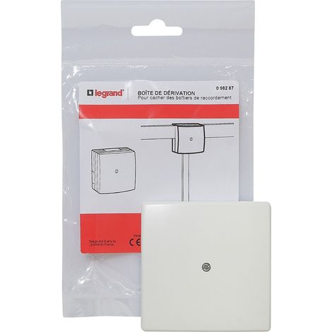 Legrand – Boîte de dérivation 2x2,5mm² – Dérivation sur 4 faces – Pour installations électriques discrètes – Sécurité et simplicité de raccordement