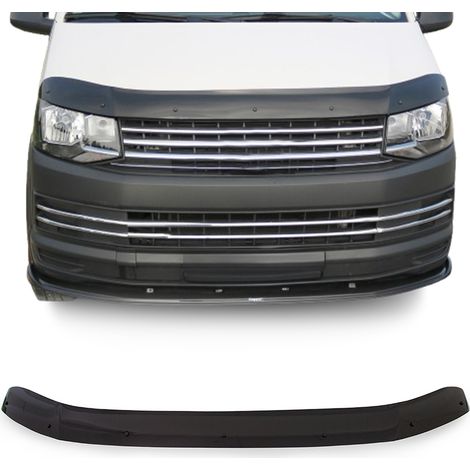 Déflecteur de Capot Compatible avec VW Transporter T6 2015-2021 Acrylique Noir