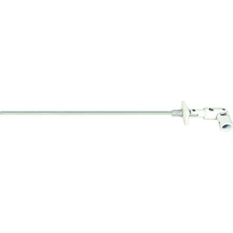 Schellenberg 11111 Cuscinetto Girevole a 30° per manovella tapparelle, 30 x 30 mm, incl. Asta Esagonale con 7 mm Bordo e 300 mm di Lunghezza, Bianco, 7/30/30mm (1/3)