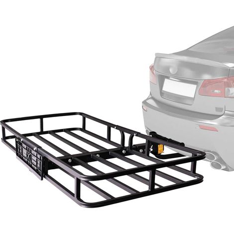 Porte-Bagages arrière pour attelage 120×61×15 cm, Porte-Charge arrière, Compatible attelage remorque, pour ATV/Quad, Voiture et SUV (1/5)