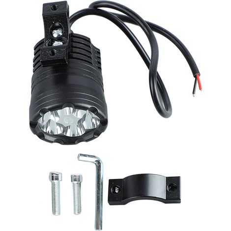 Phare moto haute puissance 12-80V, éclairage intense, étanche, dissipation thermique, lampe avant motocyclette (1/5)