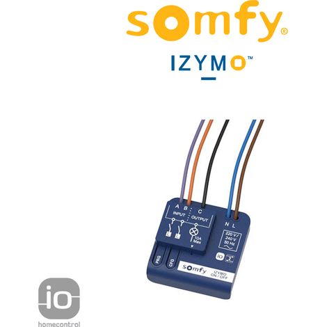 Somfy 1822649 Micro-ricevitore bianco per illuminazione (1/7)