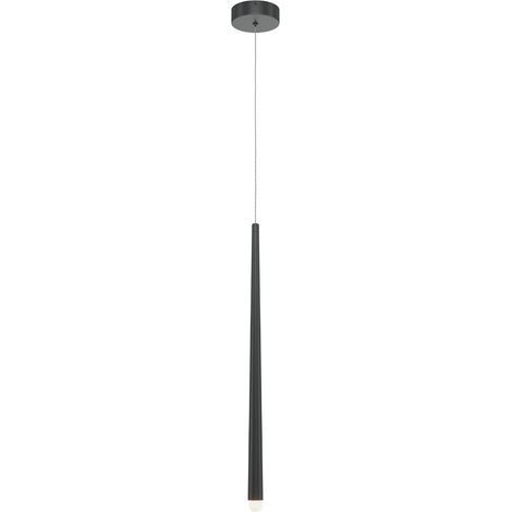 Maytoni Cascade Lampada a sospensione moderna e sottile, nera, 400 lm, 1 LED (1/5)