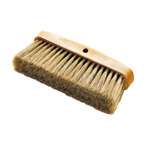 L'Outil Parfait – Brosse à patine – Soies de Chine blanches – Semelle en bois – Montage mécanique 6 rangs – Finition douce et précise