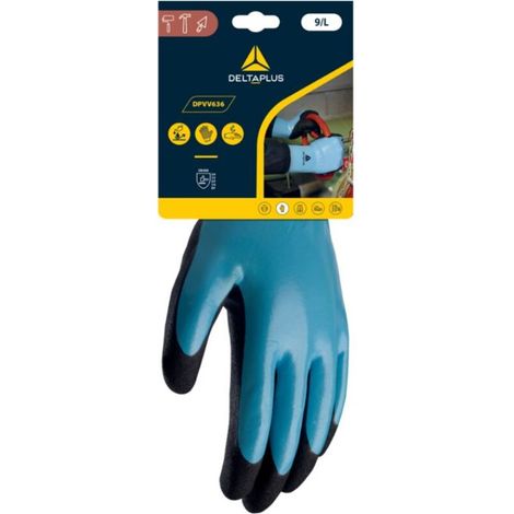 GANTS MÉCANIQUES DPVV636 BLEU - DELTA PLUS - DPVV636  T10