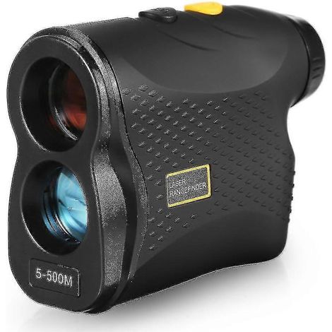Télémètre de golf 500 m, compteur de vitesse, télémètre numérique, monoculaire de chasse (500 m, noir) (1/5)