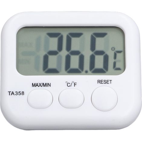 Thermomètre d'eau numérique écran LCD pour aquarium et bac à poissons TA358A -40 à 70°C (1/5)