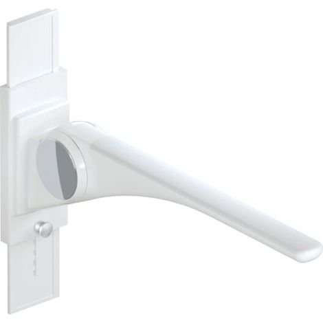 HEWI 802.50.40860 Poignée d'appui rabattable SD Basic, 750 mm