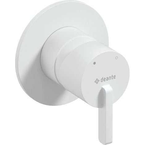 Deante Silia robinet de douche blanc mat encastrable (1/2)