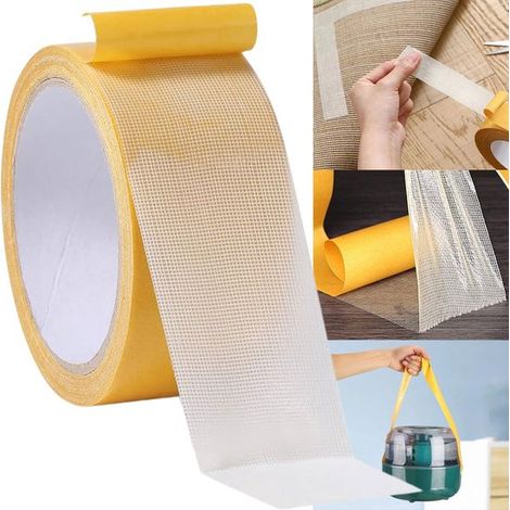 pezzi di nastro adesivo per moquette 3 cm x 20 m Nastro adesivo biadesivo per pavimenti universale Nastro adesivo biadesivo per moquette Nastro adesivo biadesivo per tessuti Extra (1/5)