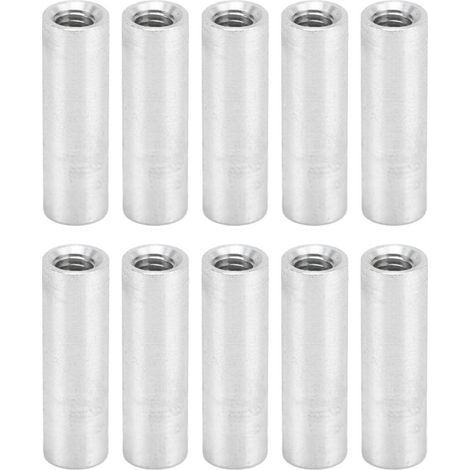 10 Pièces Entretoises Filetées en Alliage d'Aluminium pour Drone Quadcopter DIY, Colonnes Rondes M4x0.7mm Longueur 20mm
