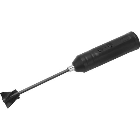 Mélangeur de résine époxy rechargeable, puissant, à moteur lent, agitateur électrique portatif avec 4 tiges de rechange, noir
