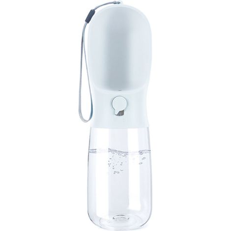 Bouteille d'eau pour chien, bouteille d'eau de voyage portable pour promener le chien, fontaine à boire extérieure multifonctionnelle pour chiens et chats (1/4)