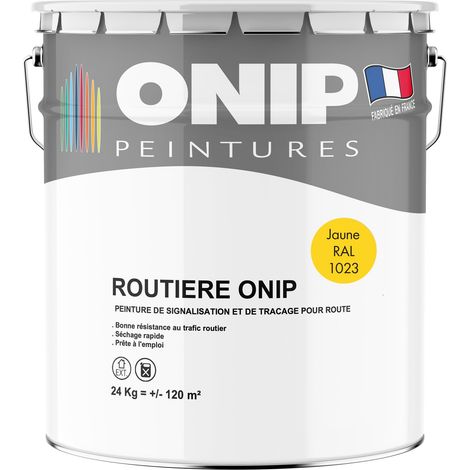 PEINTURE ROUTIERE DE SIGNALISATION ET TRAÇAGE 24KG JAUNE - ONIP