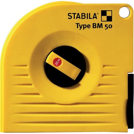Cinta medida banda Acero 20m x 13mm Stabila