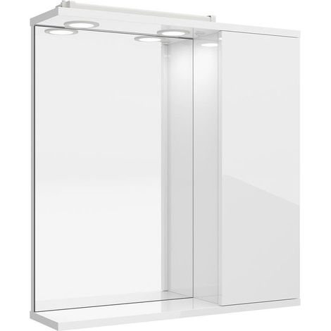 Spiegelschrank LOIRA 600 1 Tür (1/4)
