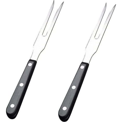 2 Pièces Fourchettes À Découper Fourchettes À Pot Fourchettes À Viande En Acier Inoxydable Pour BBQ Cuisine Dinde Rôti Dîner Festival (1/4)