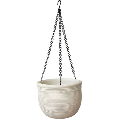 Vaso pensile Telcom shabby bianco perla (1/8)
