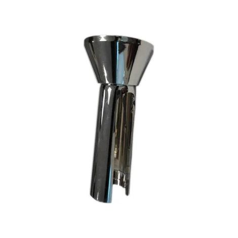 Hoher Wandhalter für die Dusche aus verchromtem ABS.