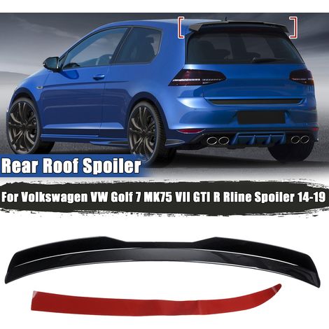 Hochglanz lackierter Dachheckspoiler für Volkswagen VW Golf 7 MK75 VII GTI R Spoiler 2014–2019 Fantablau
