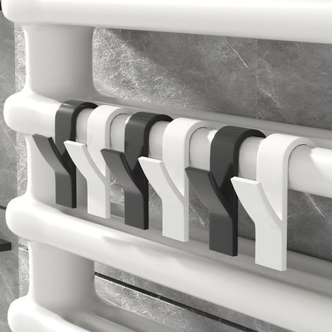 Pack de 6 Porte-serviettes pour Radiateur de Salle de Bain (1/5)