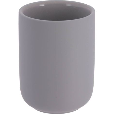 Vaso gres efecto goma 300 ml - gris - Tendance (1/2)