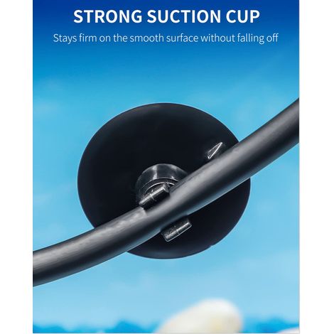 Lot de Ventouses pour Aquarium avec Clips Amovibles pour Tuyau de Pompe à Air et Tube CO2 Accessoires de Fixation pour Bassin et Réservoir de Poissons