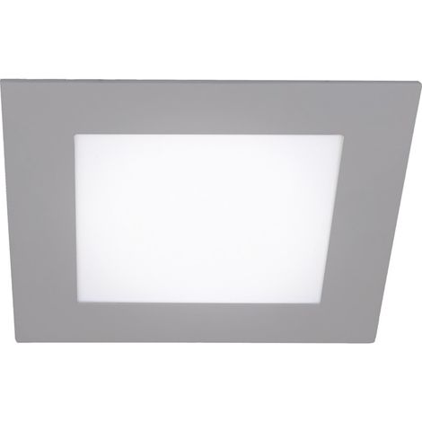 Downlight cuadrado LED SMD “Know” empotrable (18W 4000K 1440lm) IP20 fabricado en aluminio y acrílico color gris (1/4)