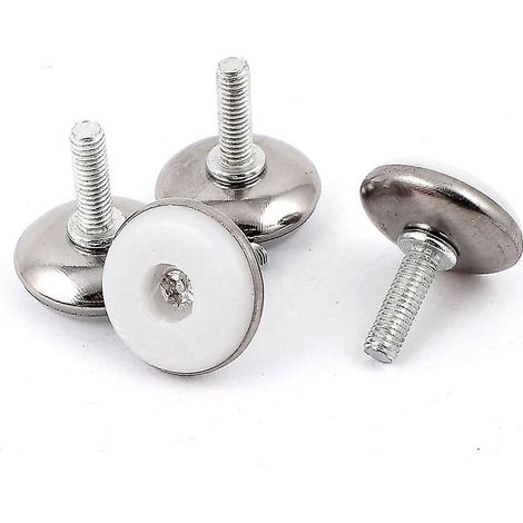 Pieds de nivellement coulissants à vis réglables pour meubles (M6x20mm, lot de 4) (1/5)