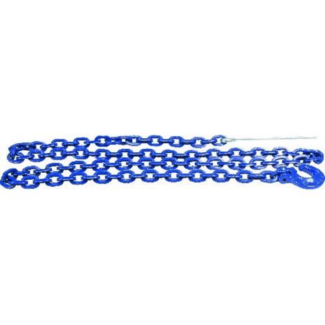 PÖSAMO Chokerkette (Sortiment) verg.Stahl blau 8x2500mm (1/2)
