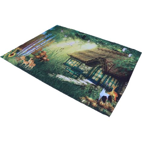 200 cm x 150 cm Märchenwald-Wandteppich, Wandbehang, Teppich für Schlafzimmer, Wohnzimmer, Studentenwohnheim, Partydekoration (1/5)