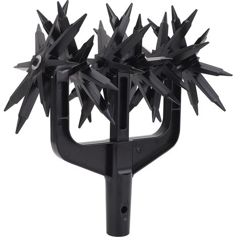 Cultivateur rotatif de jardin en plastique ABS, scarificateur de sol manuel, outil de jardinage (1/5)