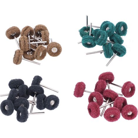 Ensemble de 40 disques abrasifs de polissage pour outils rotatifs et perceuses (1 pouce). (1/5)