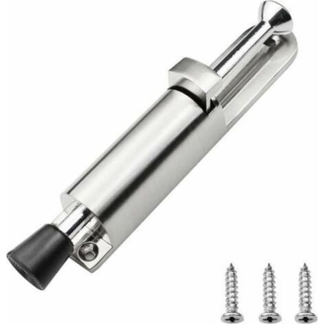 Türstopper mit Hebelmechanismus, federbelasteter Türstopper, Türstopper aus Metall mit Fußsteuerung zur Stabilisierung der Tür, inklusive Schrauben (1/5)