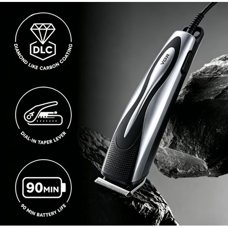 Tondeuse à cheveux électrique Aigostar 10W en plastique résistant, kit complet de coupe cheveux avec accessoires, appareil pratique pour la coiffure à domicile (1/3)