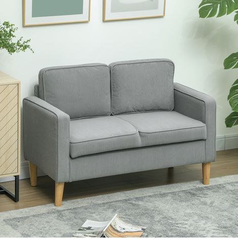canapé fauteuil salon rangement compact 117 cm gris OKMYHOME (1/4)