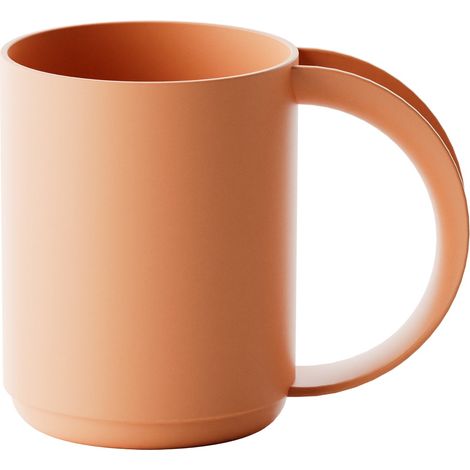 Mug Pop Line terracotta chiaro 300ml 7,5x9,7