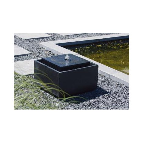 Wasserspiel Sonora, Terrazzo/ Polystone, 900l/h, H33x50x50cm