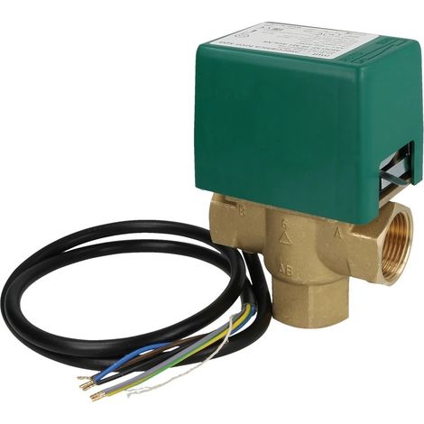 Vanne de zone 3 voies solaire MUT 1'' FF avec microrupteur auxiliaire