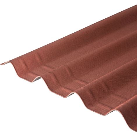 Onduline Easyfix Corrugated Bitumen Sheet Red 2000mm x 820mm x 2.6mm